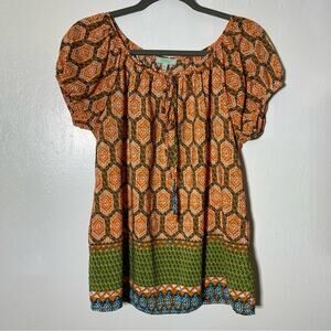 Jemma, Colorful Blouse. Size Small. Super soft! In excellent condition!